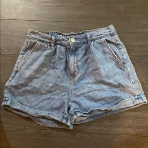 mom jeans shorts